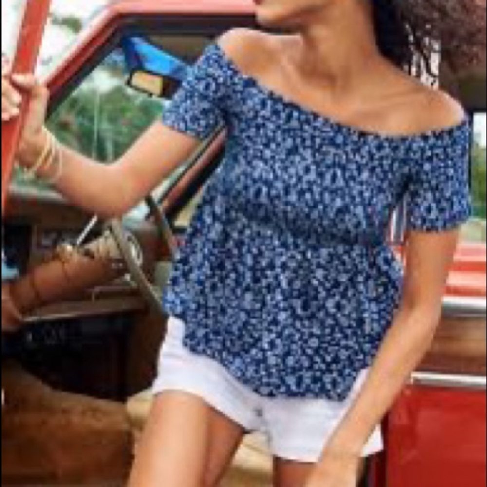 Smocked Top Blouse